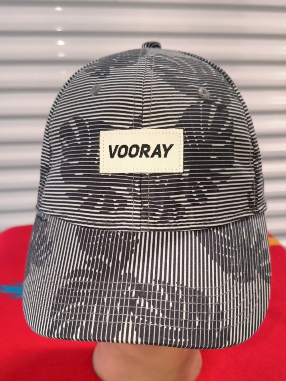 Vooray Floral Striped Strapback Hat Cap OSFA